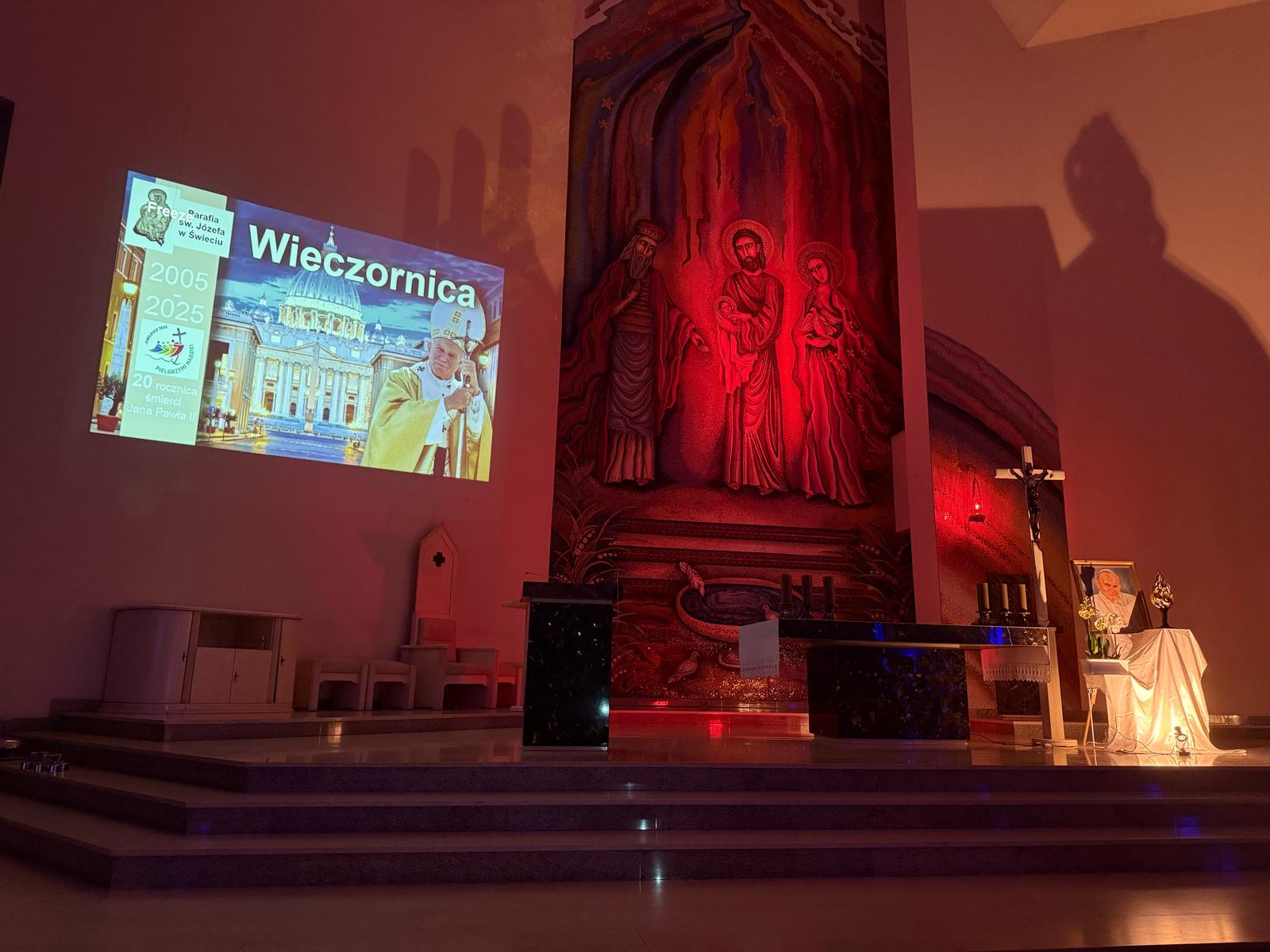 Wieczornica ku czci Świętego Jana Pawła II