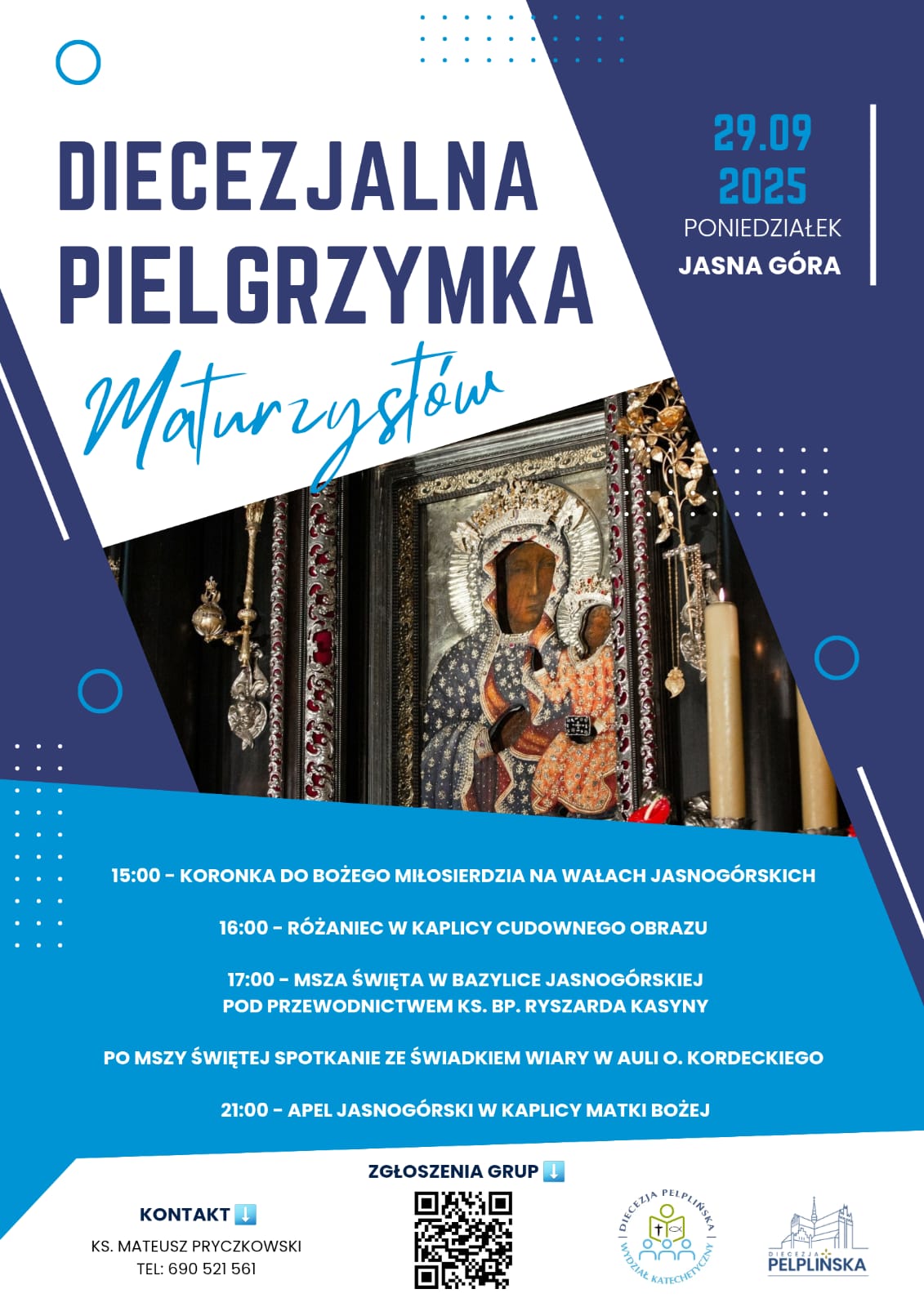 Pielgrzymka maturzystów już jutro!