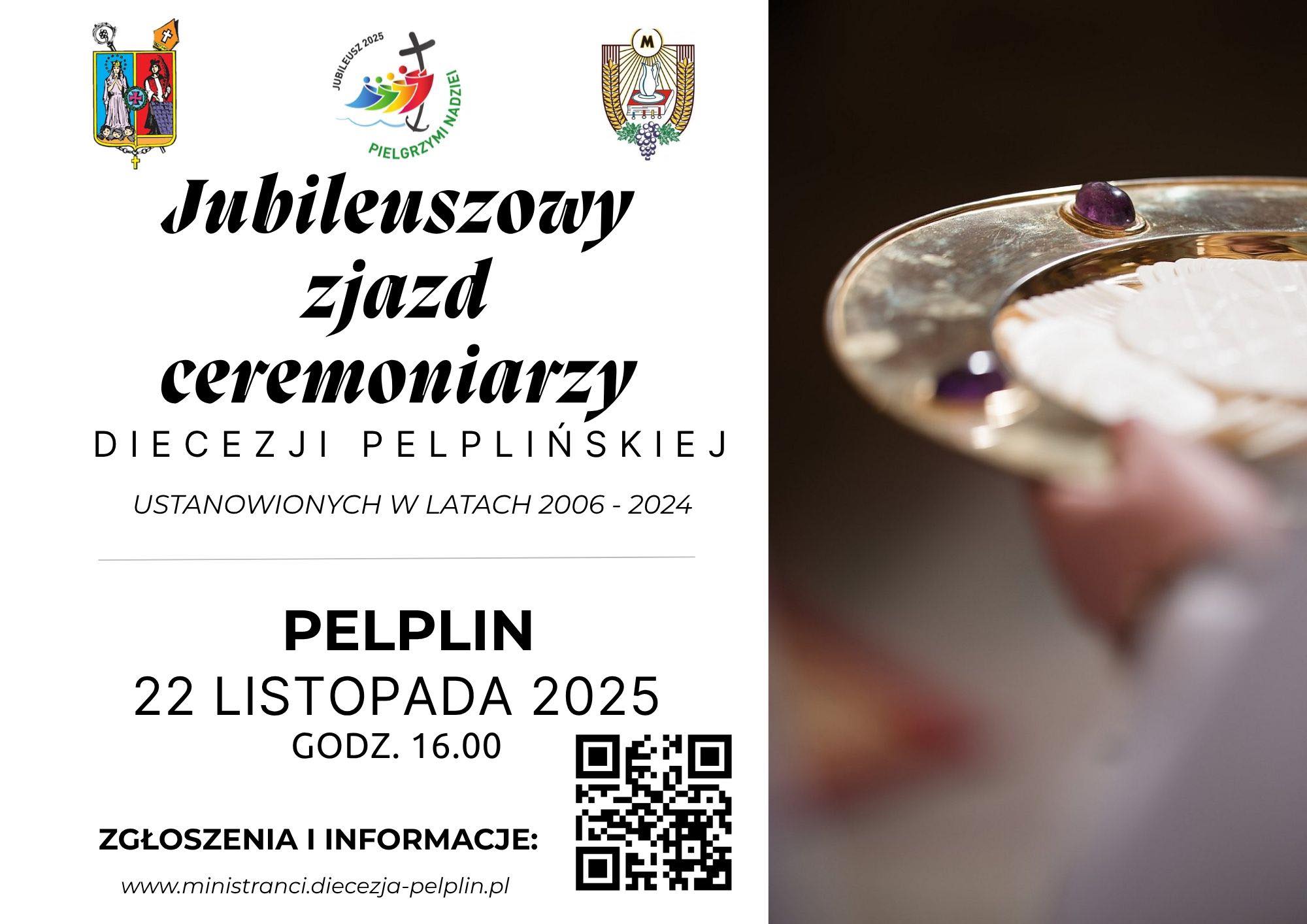 [ZAPROSZENIE] Jubileuszowy Zjazd Ceremoniarzy Diecezji pelplińskiej
