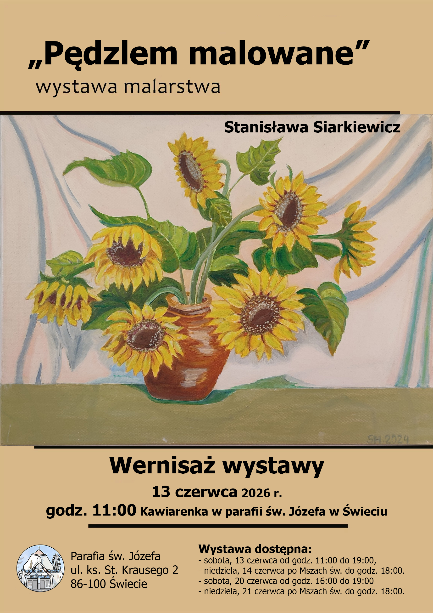 Zapraszamy na otwarcie wystawy pt. „Pędzlem malowane”