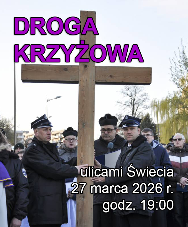 Droga Krzyżowa ulicami Świecia [ZAPROSZENIE]