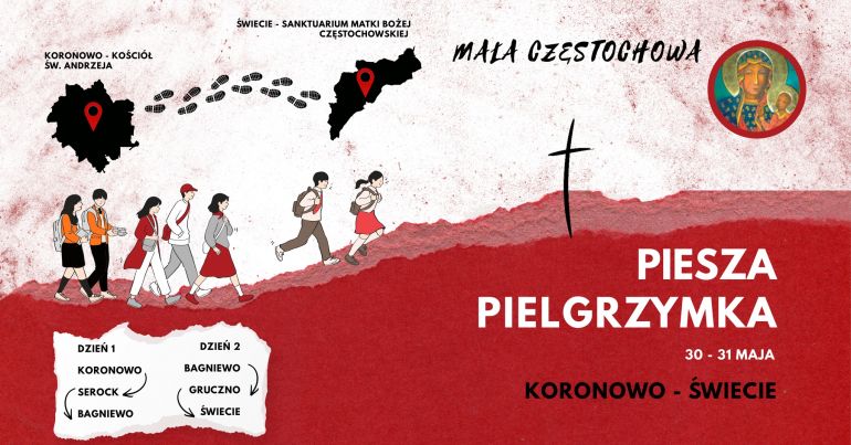 Z Koronowa do Świecia – złap pielgrzymkowego bakcyla już w ten weekend