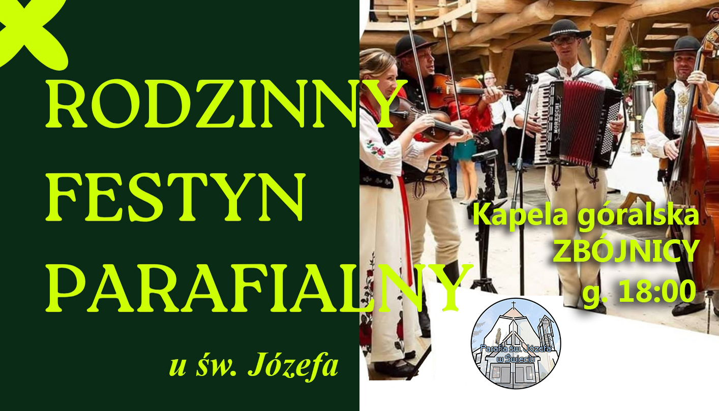 Zapraszamy na Rodzinny Festyn Parafialny