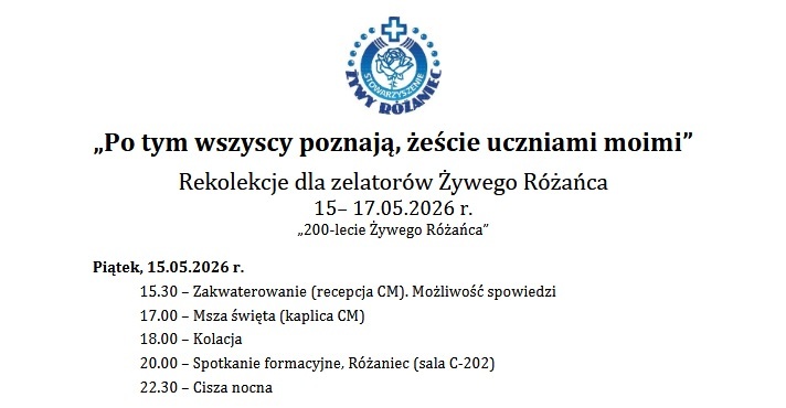 Rekolekcje dla zelatorów Żywego Różańca