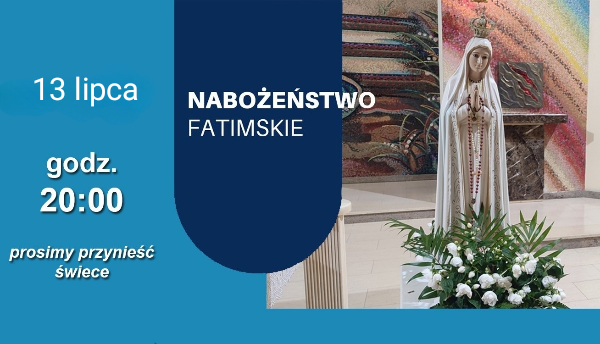 Nabożeństwo fatimskie [ZAPROSZENIE]