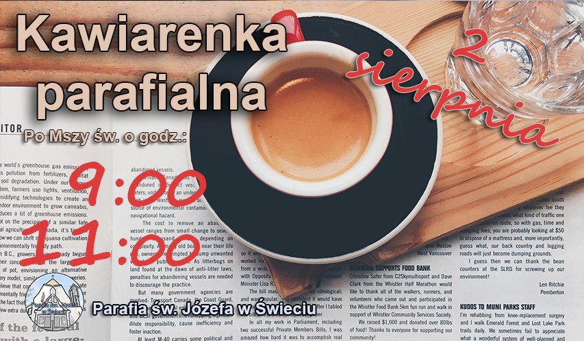 Zapraszamy do kawiarenki